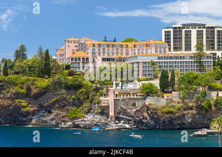 Vue depuis forte São José, Madère, Portugal Banque D'Images