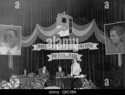 Eva Peron, ancienne Première Dame d'Argentine et leader politique Banque D'Images