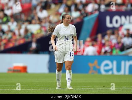 31st juillet 2022 ; Stade Wembley, Londres, Angleterre : finale internationale européenne des femmes, Angleterre contre Allemagne : Fran Kirby d'Angleterre Banque D'Images