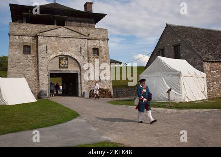 Parc national Old fort Niagara, NY Banque D'Images