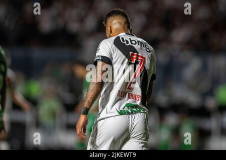 Rio, Brésil - 31 juillet 2022: Alex Teixeira joueur en match entre vasco vs Chapecoense par 22th tour championnat brésilien B série, à Sao Januario Banque D'Images