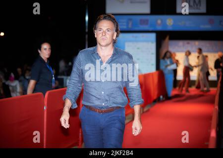 Catanzaro, Italie. 31st juillet 2022. Marco Amenta lors de l'ouverture il volo Festival du film Magna Graecia, nouvelles à Catanzaro, Italie, 31 juillet 2022 crédit: Agence de photo indépendante/Alamy Live News Banque D'Images