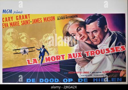 CARY GRANT et EVA MARIE SAINT dans LE NORD PAR LE DIRECTEUR DU NORD-OUEST 1959 ALFRED HITCHCOCK écrivain Ernest Lehman Music Bernard Herrmann Metro Goldwyn Mayer Banque D'Images