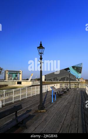 L'aquarium Deep, Kingston-upon-Hull, East Riding of Yorkshire, Humberside, Angleterre, Royaume-Uni Banque D'Images