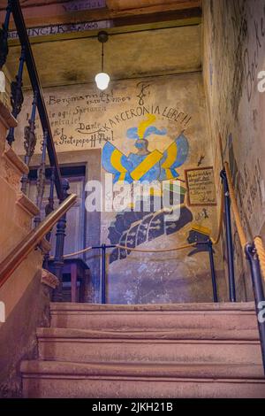 La prison des étudiants (en allemand - Studentenkarzer) à Heidelberg. Baden Wuerttemberg, Allemagne, Europe Banque D'Images