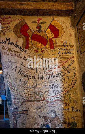 La prison des étudiants (en allemand - Studentenkarzer) à Heidelberg. Baden Wuerttemberg, Allemagne, Europe Banque D'Images