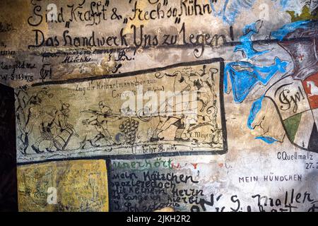 La prison des étudiants (en allemand - Studentenkarzer) à Heidelberg. Baden Wuerttemberg, Allemagne, Europe Banque D'Images