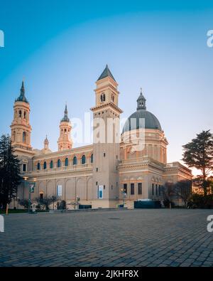 A beautiful view of the St. Ignatius Church in San Francisco, California Stock Photo