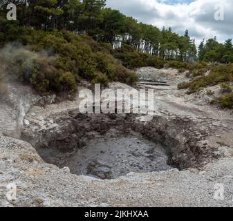 Merveilles naturelles à Waiotapu Thermal Wonderland, Rotorua en Nouvelle-Zélande Banque D'Images