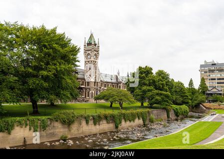 Bâtiment principal de l'Université d'Otago à Dunedin, île du Sud de la Nouvelle-Zélande Banque D'Images