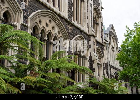 Bâtiment principal de l'Université d'Otago à Dunedin, île du Sud de la Nouvelle-Zélande Banque D'Images