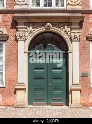 Entrée de la maison historique à Peterstraße, Komponistenquartier, Neustadt, Hambourg, Allemagne Banque D'Images