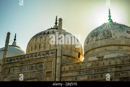 A panoramic shot of Abbasi Jamia shahi Masjid Qila Derawar in Pakistan Stock Photo