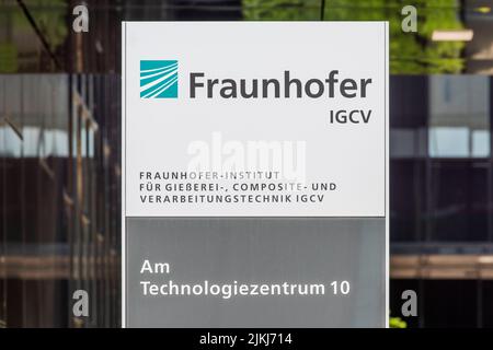 Institut Fraunhofer IGCV pour les composites de fonderie et la technologie de traitement dans le Parc d'innovation de l'Université d'Augsbourg Banque D'Images