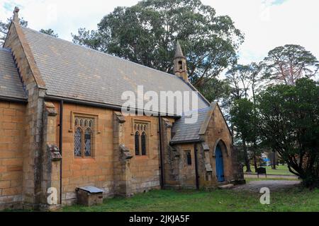 The Holy Trinity Anglican Church in Berrima, Southern Highlands, NSW, Australia Stock Photo