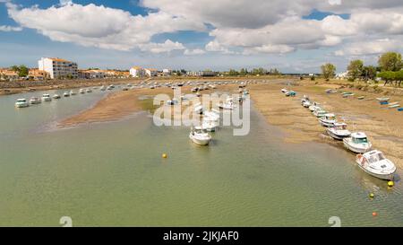 Saint-Gilles-Croix-de-vie, à Vendée, port typique Banque D'Images