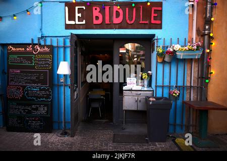 Restaurant, Brasserie le Bidule, place des Cardeurs, Aix-en-Provence, Bouches-du-Rhône, Provence-Alpes-Côte d'Azur, France Banque D'Images