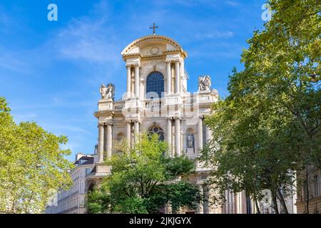 Paris, église Saint-Gervais, dans le Marais, dans le 4e arrondissement Banque D'Images