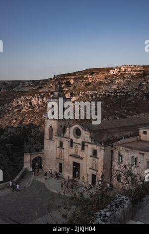 A vertical shot of Saint Peter and Saint Paul church on a sunny day in Italy Stock Photo