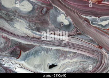 La peinture abstraite avec acryliques avec Fluid Pour Banque D'Images