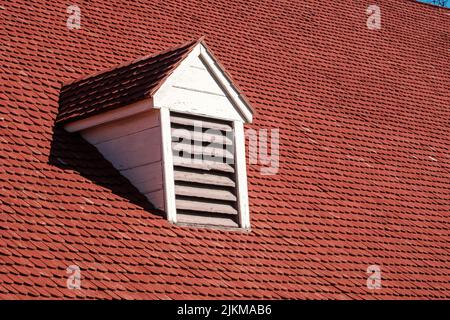 Détails architecturaux au Mount Vernon de George Washington Banque D'Images