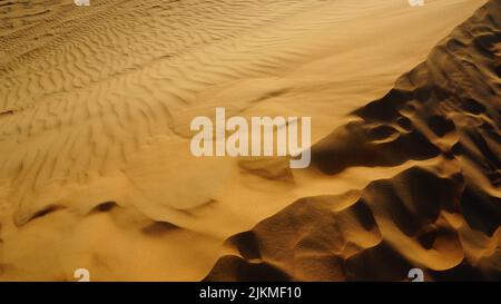 A closeup shot of sand dunes Banque D'Images