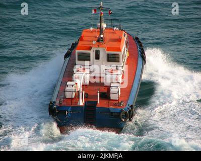 Bateau pilote Banque D'Images