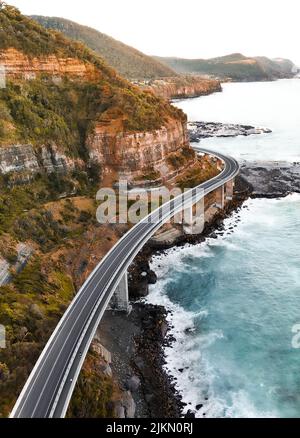 Une photo panoramique du pont Sea Cliff en Nouvelle-Galles du Sud, en Australie Banque D'Images