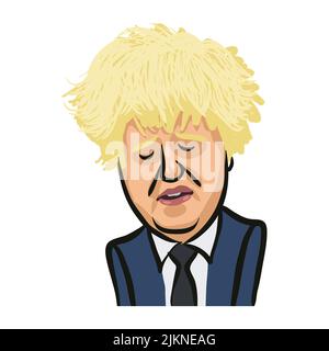 Boris Johnson Vector clip art Illustration de Vecteur