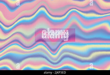 Couleur pastel dégradé abstrait Wave Space Background Illustration de Vecteur