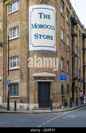 The Morocco Store, un développement d'appartements de luxe dans un ancien entrepôt d'épices victorien sur Leathermarket Street, Londres, Angleterre, Royaume-Uni. Banque D'Images