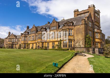 La maison et les jardins de Minterne Magna à Dorset.la maison a été la maison de la famille Digby et Churchill dans les jours passés. Banque D'Images