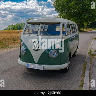 Ancien bus VW . Baden Wuerttemberg, Allemagne, Europe Banque D'Images