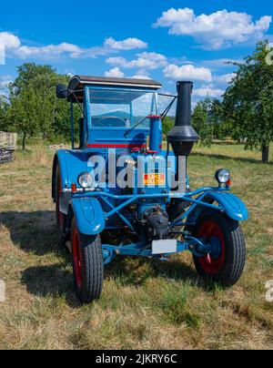 Tracteur Bulldog d'époque Lanz, Allemagne, Europe Banque D'Images