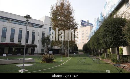 Une magnifique photo du parc Calley dans les studios Sony Pictures de Culver City, Californie. Banque D'Images