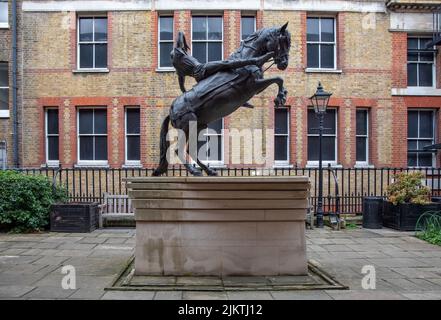 A closeup of the Conversion of Saint Paul in St Paul's Covent Garden Stock Photo