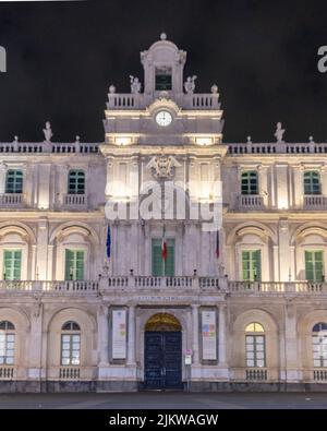 Une belle photo de l'Université de Catane Banque D'Images