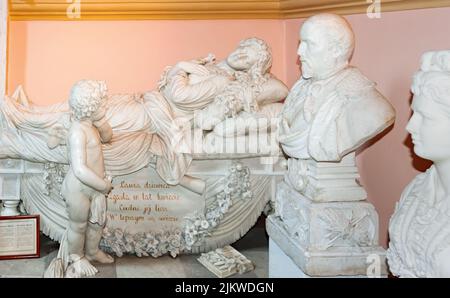 Intérieur de la STS. Cathédrale Pierre et Paul à Kamianets-Podilskyi, Ukraine. Banque D'Images