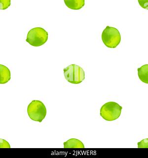 Motif géométrique sans couture avec limes iIlustration sur fond blanc Illustration de Vecteur