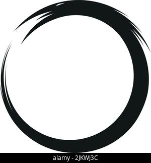 Symbole Ouroboros Bird Infinity - style moderne - noir sur blanc Illustration de Vecteur