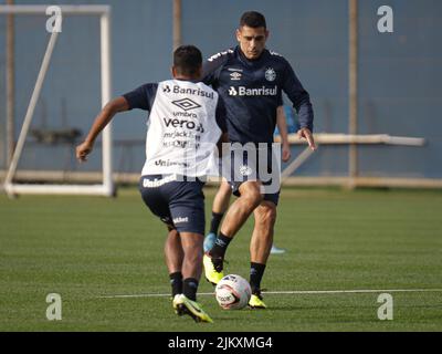 Porto Alegre, Brésil. 03rd août 2022. RS - Porto Alegre - 03/08/2022 - FORMATION DE GREMIO - Diego Souza joueur de Gremio pendant l'entraînement au Centre de formation CT de Gremio. Photo: Maxi Franzoi/AGIF/Sipa USA crédit: SIPA USA/Alay Live News Banque D'Images