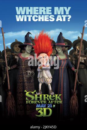 AFFICHE RUMPELSTILSTSKIN, SHREK POUR TOUJOURS, 2010 Banque D'Images