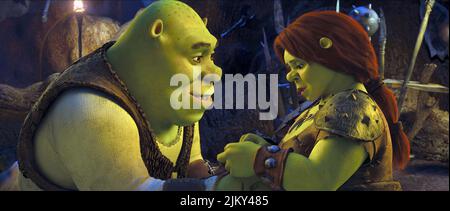 SHREK, FIONA, SHREK POUR TOUJOURS APRÈS, 2010 Banque D'Images