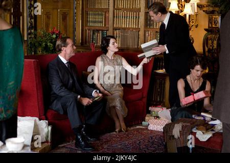 IAIN GLEN, MICHELLE DOCKERY, DAN STEVENS, ELIZABETH MCGOVERN, DOWNTON ABBEY, 2010 Banque D'Images