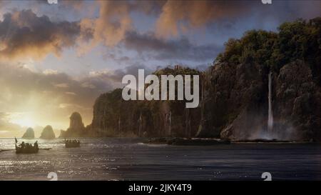 PAYSAGES CÔTIERS, LES CHRONIQUES DE NARNIA : LE VOYAGE DE L'AUBE TREDER, 2010 Banque D'Images