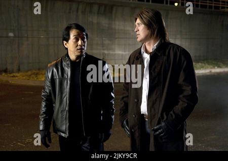 JACKIE CHAN, BILLY RAY CYRUS, L'ESPION À CÔTÉ, 2010 Banque D'Images