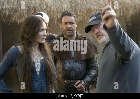 CATE BLANCHETT, Russell Crowe, Ridley Scott, ROBIN HOOD, 2010 Banque D'Images