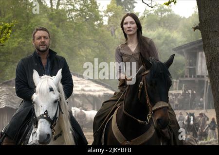 RUSSELL CROWE, Cate Blanchett, ROBIN HOOD, 2010 Banque D'Images