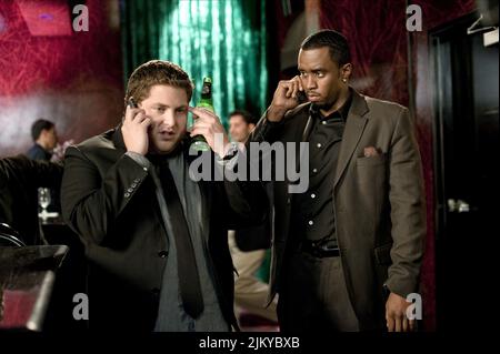 JONAH HILL, Sean 'P. DIDDY' COMBS, l'AMENER À LA GRECQUE, 2010 Banque D'Images