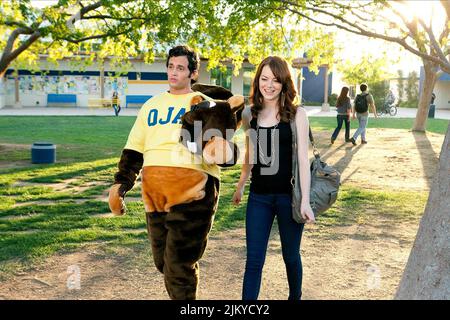 PENN BADGLEY, EMMA STONE, FACILE A, 2010 Banque D'Images